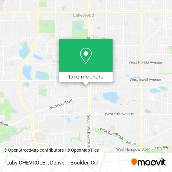 Luby CHEVROLET map