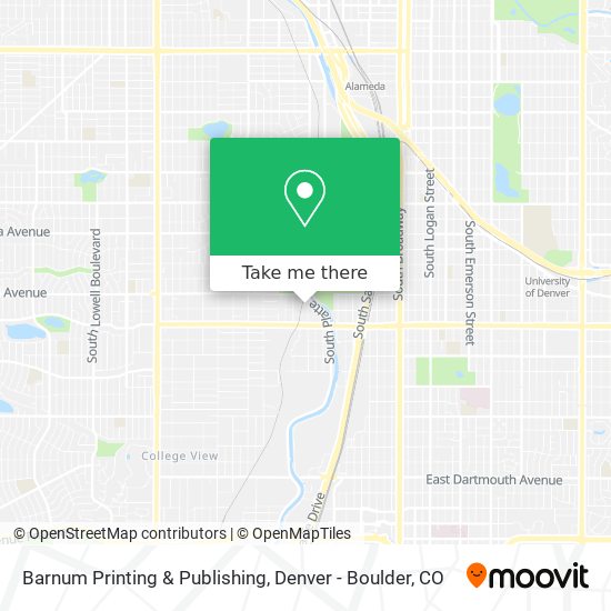 Barnum Printing & Publishing map