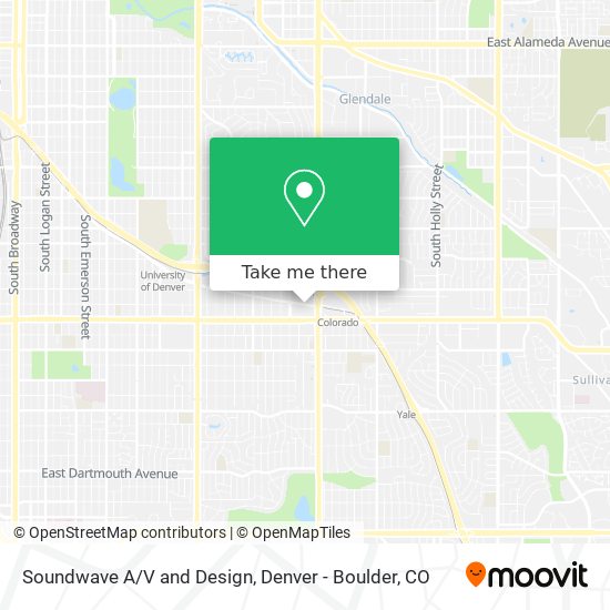 Soundwave A/V and Design map