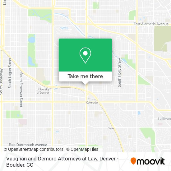 Vaughan and Demuro Attorneys at Law map