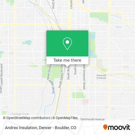 Andrex Insulation map