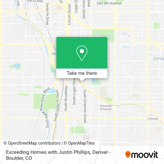 Exceeding Homes with Justin Phillips map