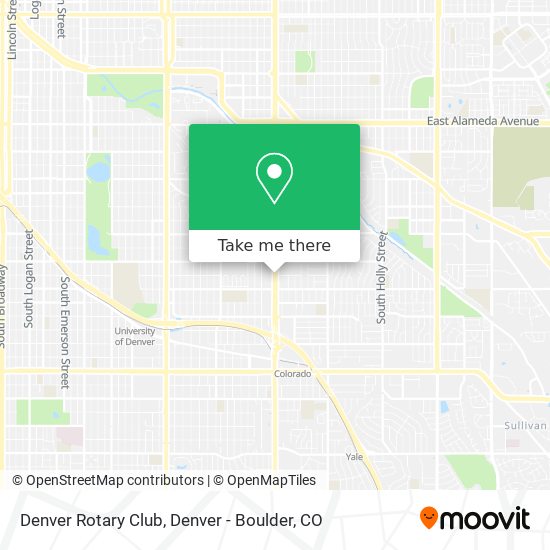 Denver Rotary Club map