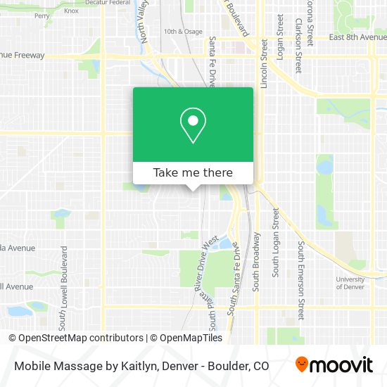 Mobile Massage by Kaitlyn map