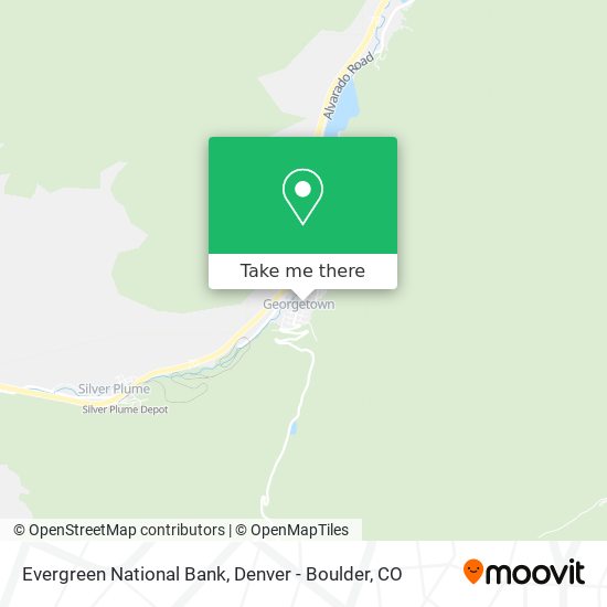 Evergreen National Bank map