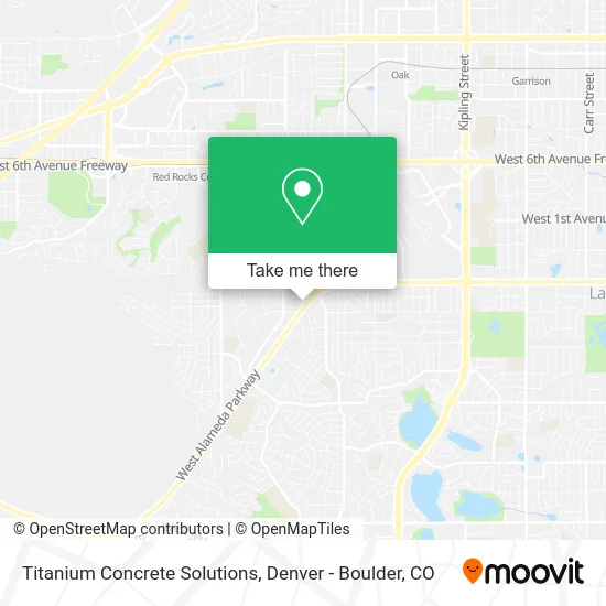 Titanium Concrete Solutions map