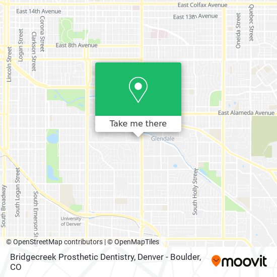 Mapa de Bridgecreek Prosthetic Dentistry