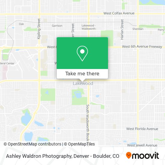 Ashley Waldron Photography map