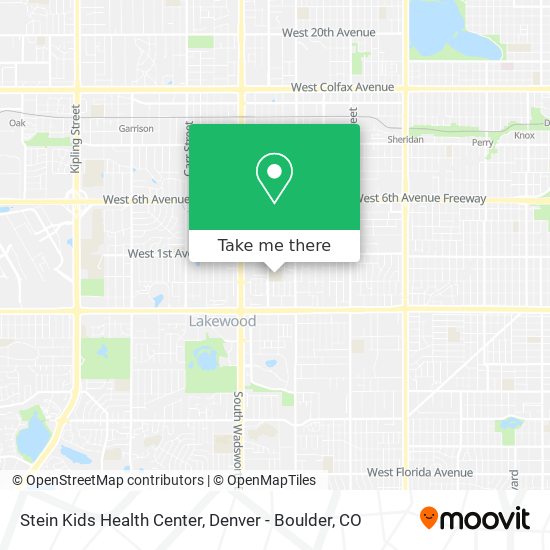 Stein Kids Health Center map