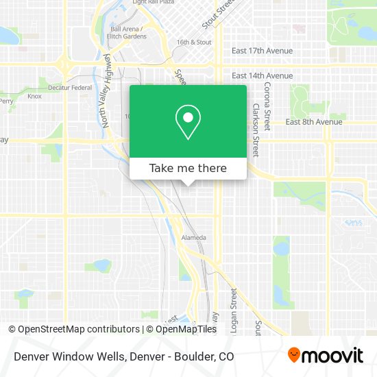 Denver Window Wells map