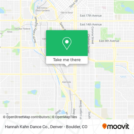 Hannah Kahn Dance Co. map