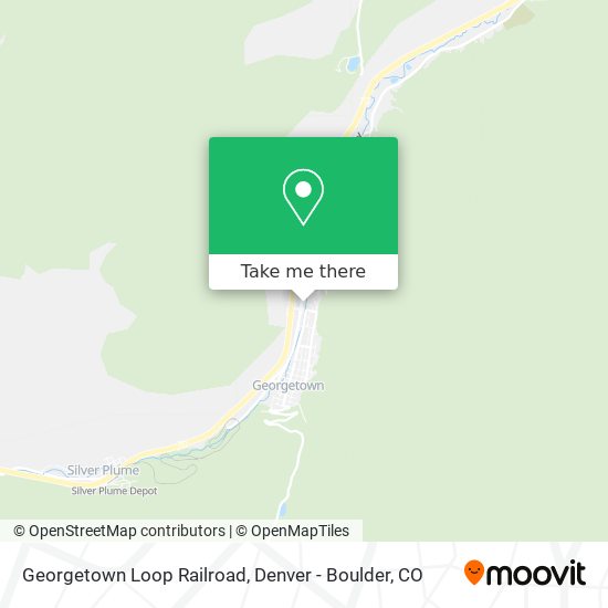 Georgetown Loop Railroad map