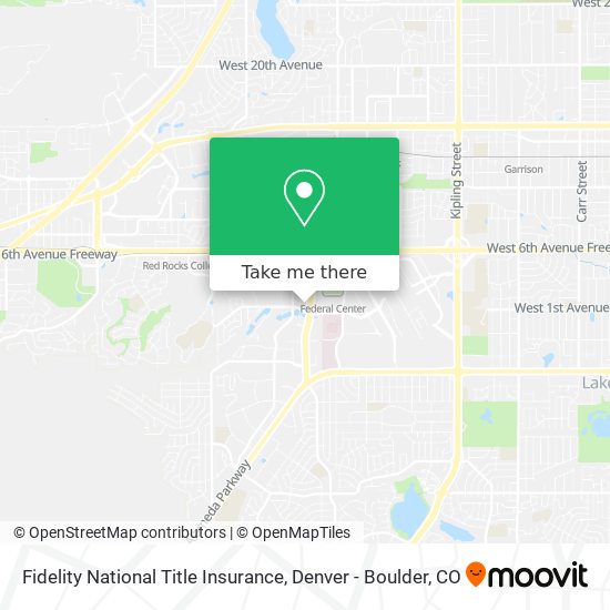 Fidelity National Title Insurance map