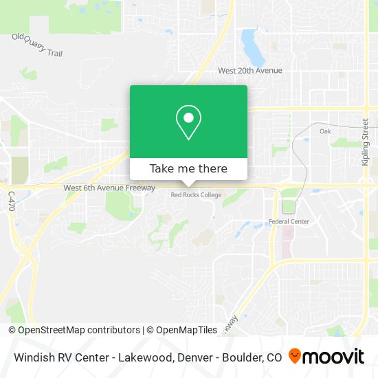 Mapa de Windish RV Center - Lakewood