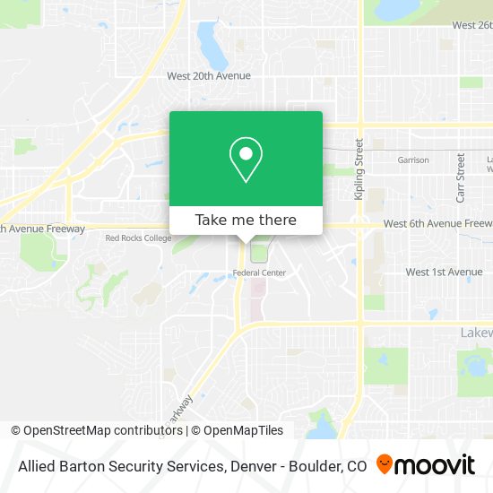Mapa de Allied Barton Security Services