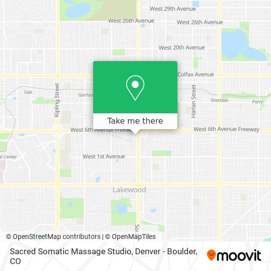 Sacred Somatic Massage Studio map