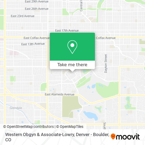 Mapa de Western Obgyn & Associate-Lowry