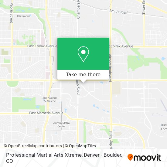 Professional Martial Arts Xtreme map