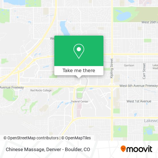 Chinese Massage map
