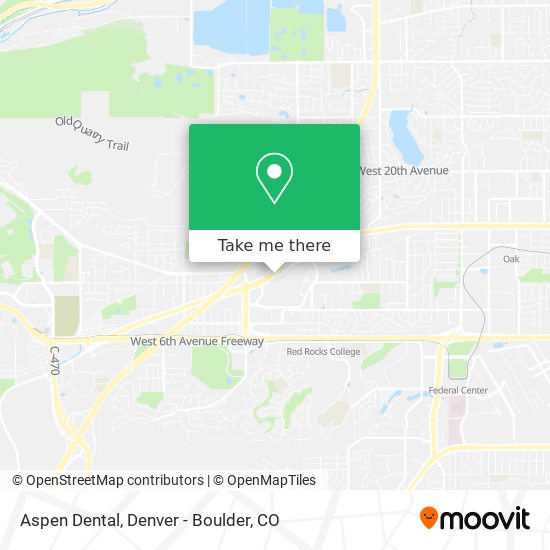 Mapa de Aspen Dental