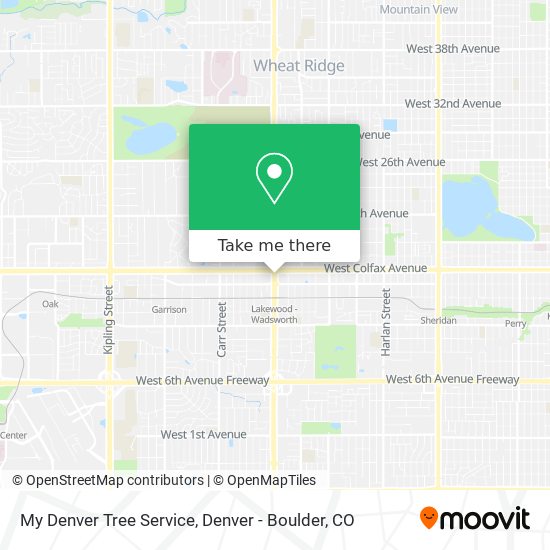 Mapa de My Denver Tree Service