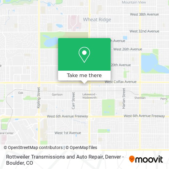 Rottweiler Transmissions and Auto Repair map