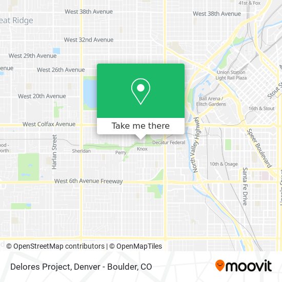 Delores Project map