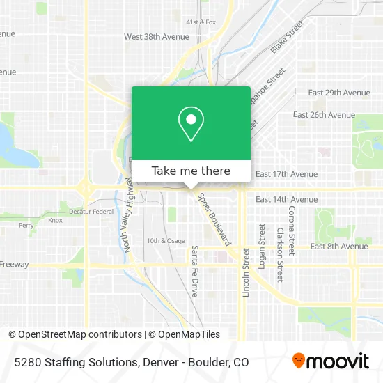 5280 Staffing Solutions map