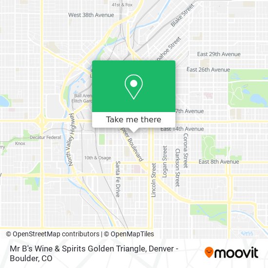 Mapa de Mr B's Wine & Spirits Golden Triangle