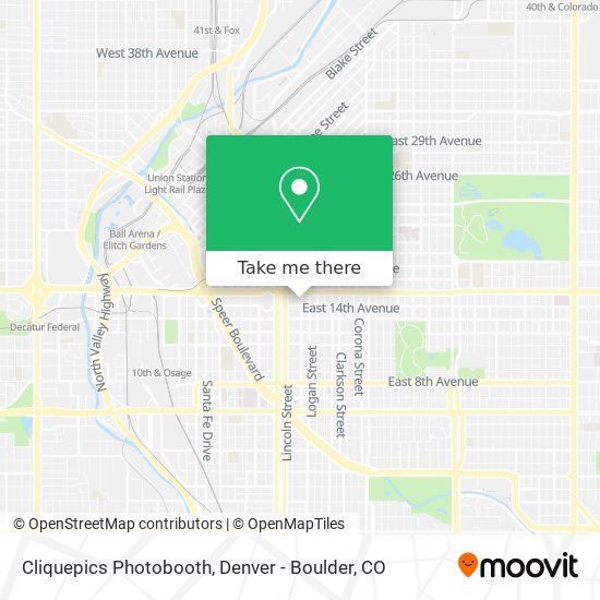 Cliquepics Photobooth map