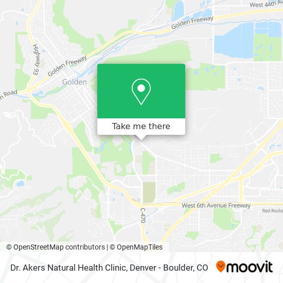 Dr. Akers Natural Health Clinic map