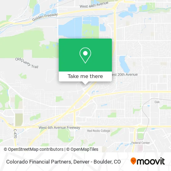 Colorado Financial Partners map
