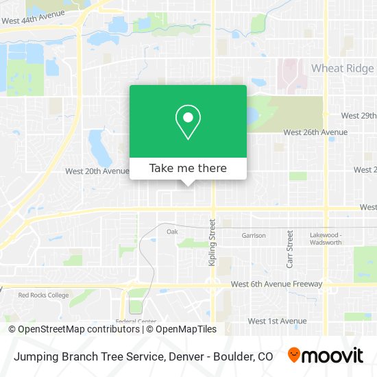 Jumping Branch Tree Service map