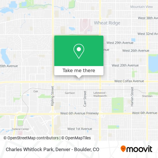 Charles Whitlock Park map