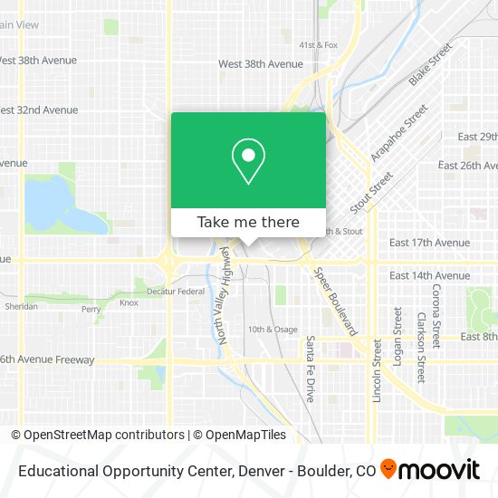 Educational Opportunity Center map