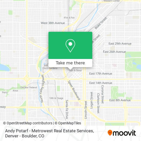 Mapa de Andy Potarf - Metrowest Real Estate Services