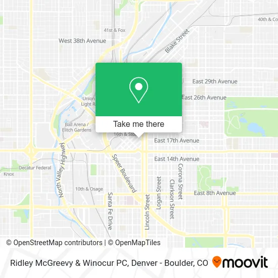 Ridley McGreevy & Winocur PC map