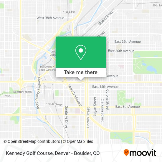 Mapa de Kennedy Golf Course