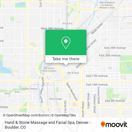 Hand & Stone Massage and Facial Spa map