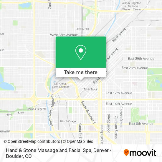 Hand & Stone Massage and Facial Spa map