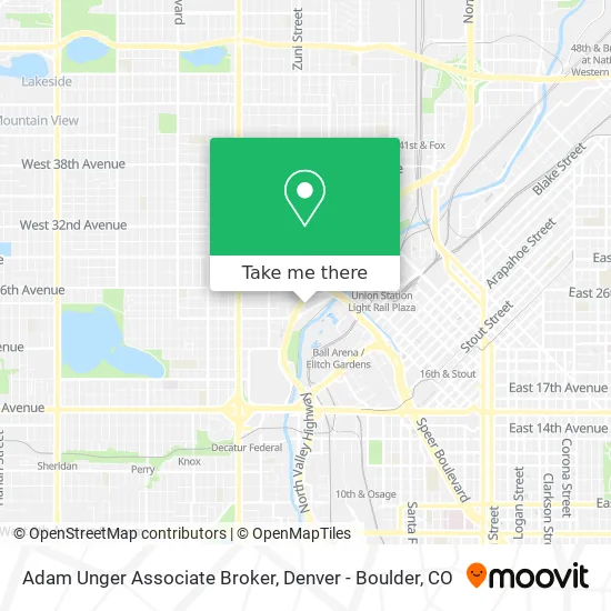 Adam Unger Associate Broker map
