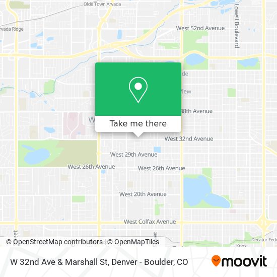Mapa de W 32nd Ave & Marshall St