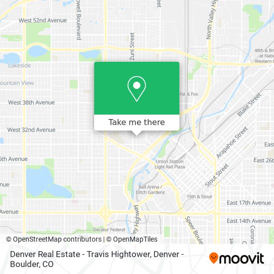 Denver Real Estate - Travis Hightower map