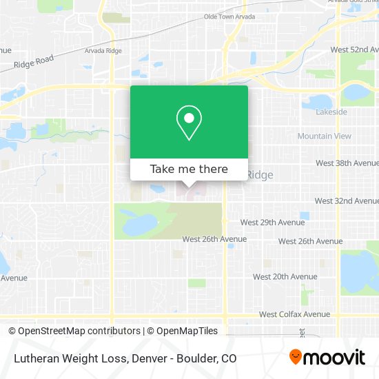Lutheran Weight Loss map