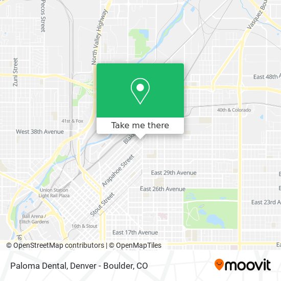 Paloma Dental map