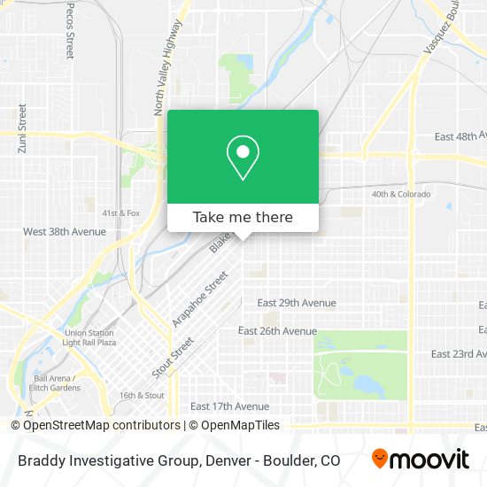 Braddy Investigative Group map