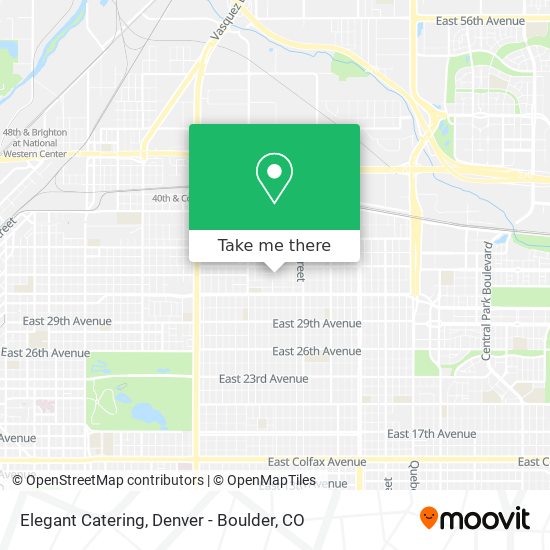 Elegant Catering map