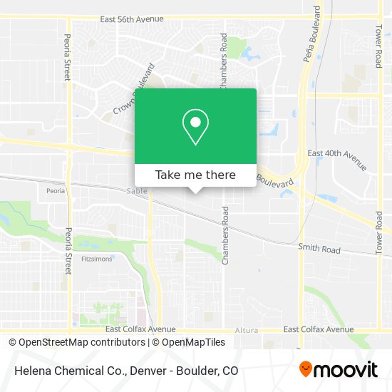 Mapa de Helena Chemical Co.