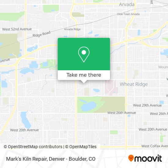 Mapa de Mark's Kiln Repair