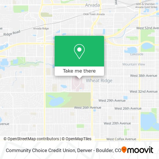 Community Choice Credit Union map